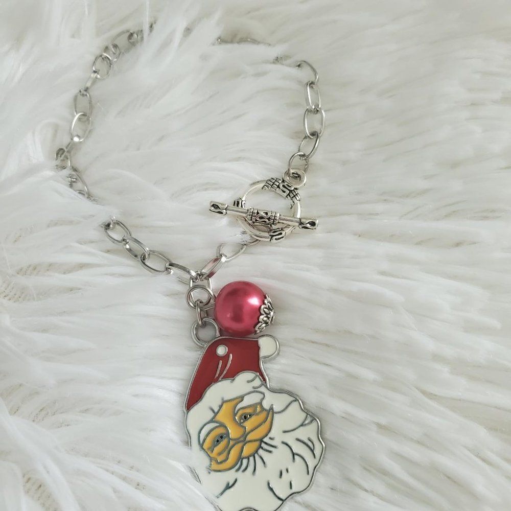 Santa Clause Toggle Lock Bracelet - Picture 8 of 9